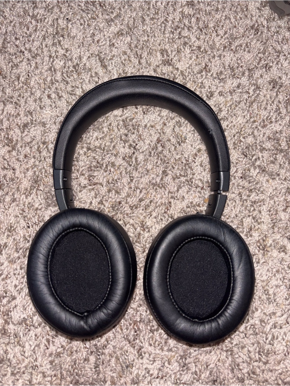 Black Over-Ear Wireless Headphones - Comfortable Cushioned Design